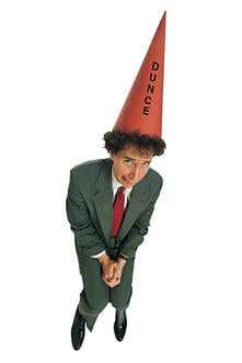 Dunce cap