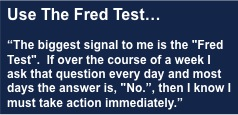 use the fred test