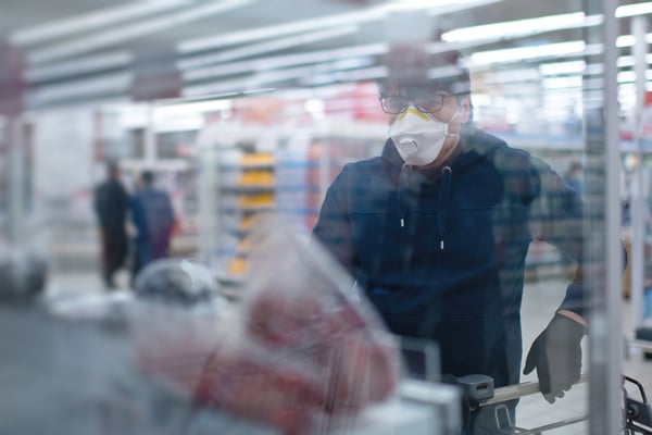 Buying groceries during the COVID 19 crisis