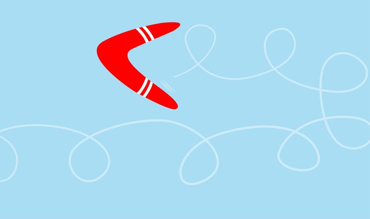 Return on luck boomerang