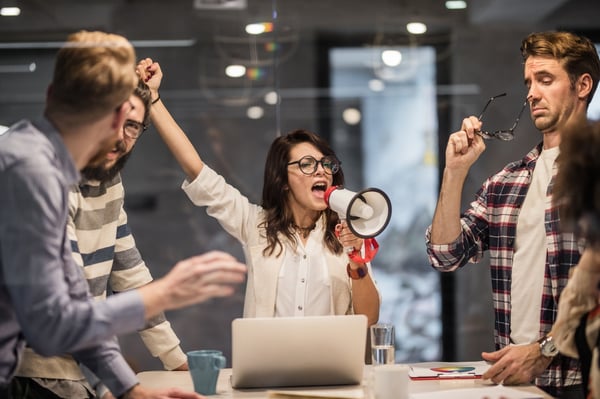 Sales Manager encourages her salespeople to perform