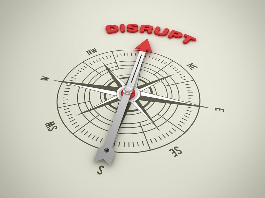 CEO following a compass through fog to symbolize never giving up on culture clarity